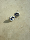 Spiral seashell studs ( seconds sale )