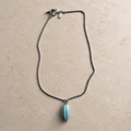 China blue Cocoa pendant necklace