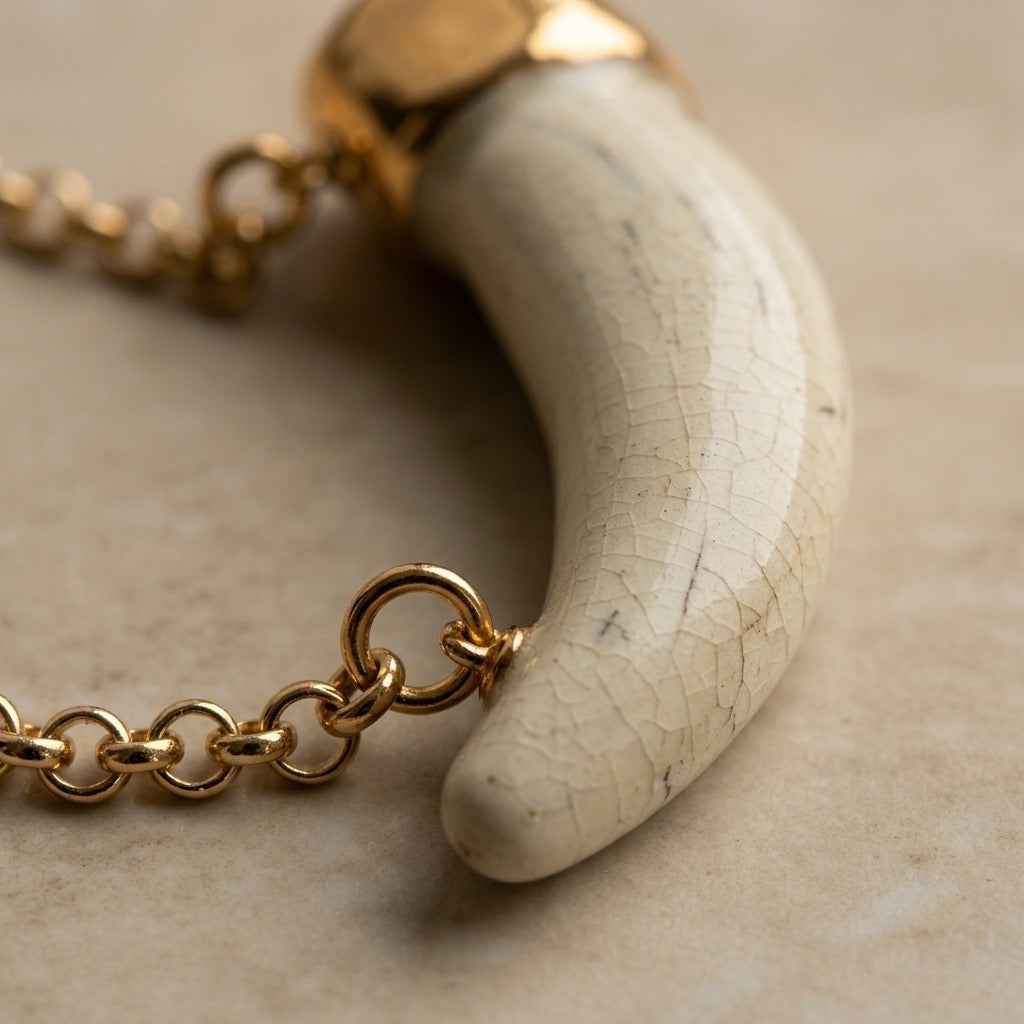 Mini tusk pendant necklace ( PREORDER )