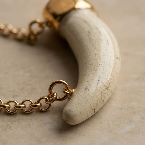 Mini tusk pendant necklace ( PREORDER )