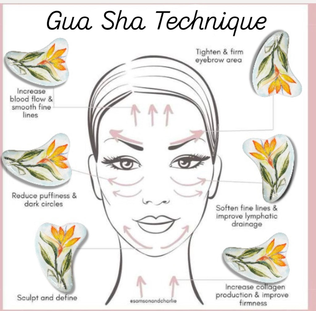 Speckled porcelain Gua Sha Facial Tool