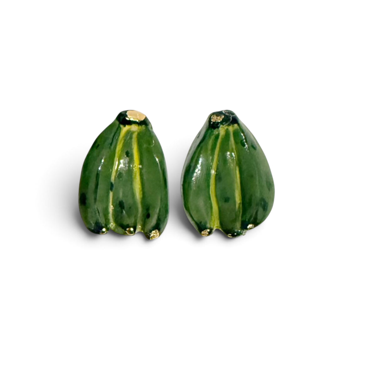 Green Fig Studs