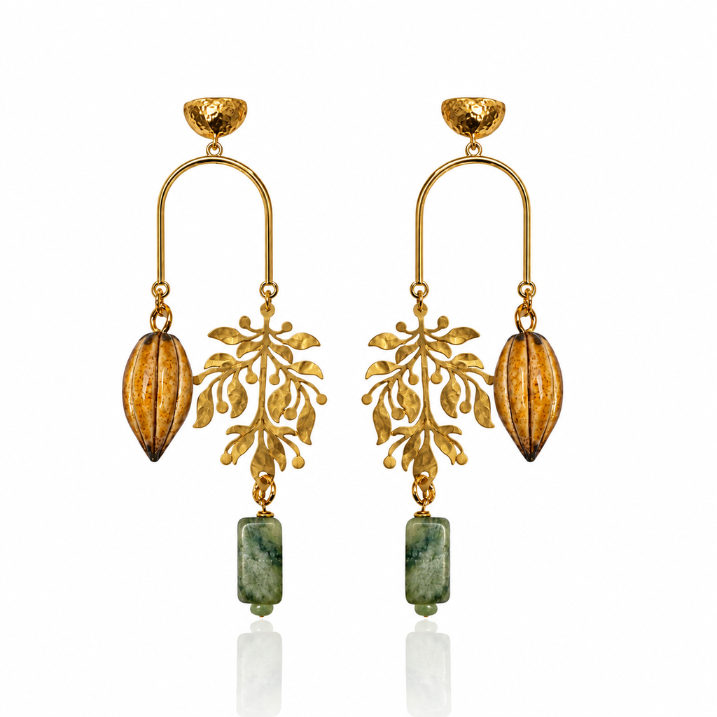 Cocoa Garden earrings