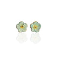 Powder me blue studs