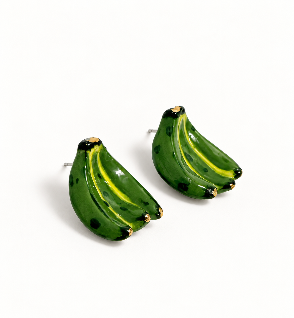 Green Fig Studs